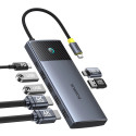 HUB Baseus Metal Gleam Series II 7in1 USB-C - USB-C PD100W / 2x USB-A / 2x HDMI 4K / USB-A 3.0 / USB
