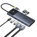 HUB Baseus Metal Gleam Series II 7in1 USB-C - USB-C PD100W / 2x USB-A / 2x HDMI 4K / USB-A 3.0 / USB