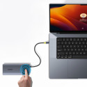 HUB Baseus Metal Gleam Series II 7in1 USB-C - USB-C PD100W / 2x USB-A / 2x HDMI 4K / USB-A 3.0 / USB