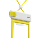 Baseus DeepDive case waterproof IPX8 with 4 layers of seal - white and yellow