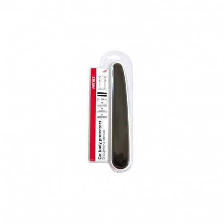 Odbojniki osłony na zderzaki czarne 2x30cm amio-02504