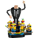 CONSTRUCTOR BRICK-BUILT GRU AND MINIONS