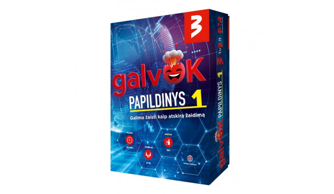 BOARD GAME GALVOK PAPILDINYS