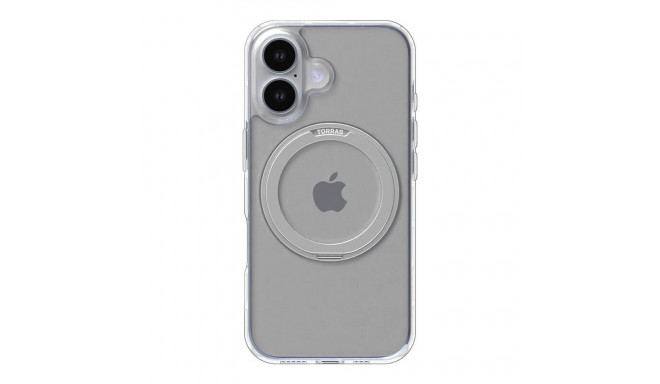 Torras Ostand Pro Case for iPhone 16 Plus (Transparent)