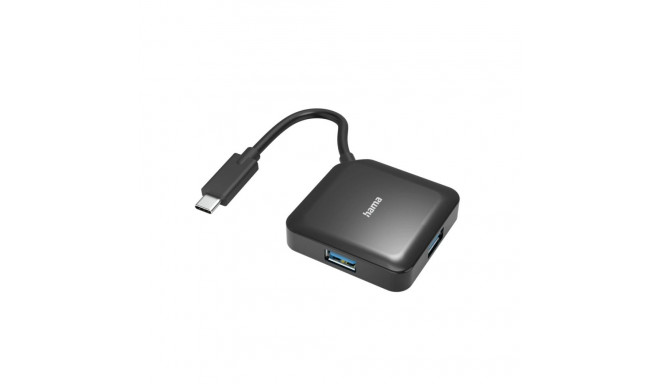 Hama 00200112 USB Hub 3.0 4-port Type-C Black