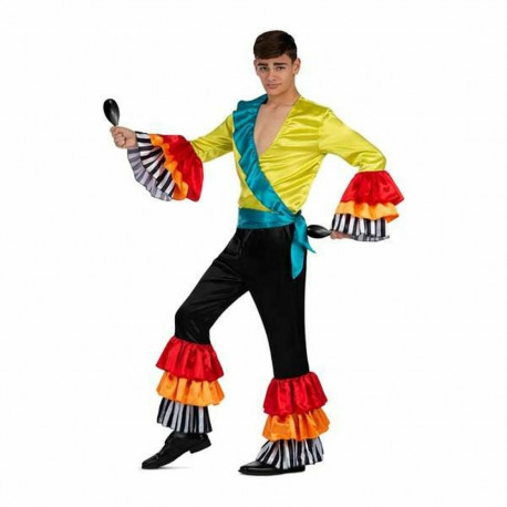 Costume for Adults My Other Me Male Rumba Dancer Yellow - M