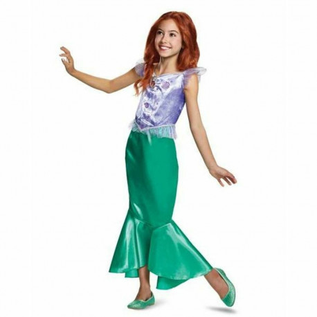 Maskeraadi kostüüm lastele Disney Princess Ariel Lilla - 7-8 aastat