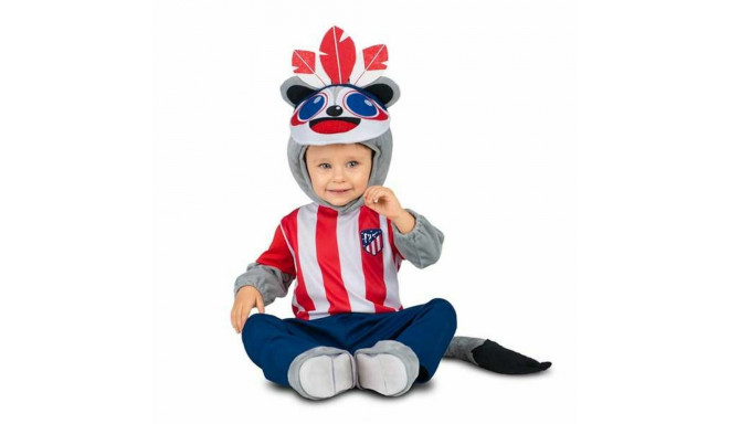 Costume for Babies Atlético Madrid Red American Indian 5 Pieces - 24-36 Months