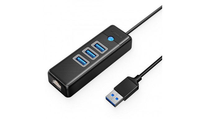 ORICO PW3UR-U3 3-Port USB Hub with RJ45 Port
