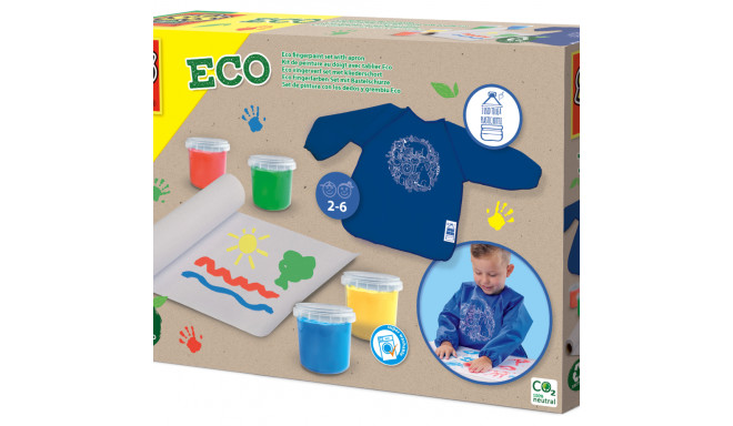 SES ECO Fingerpaint set with apron