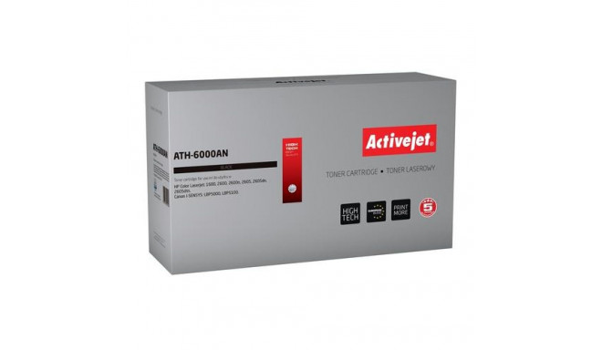 Activejet ATH-6000AN toner (replacement for HP 124A Q6000A, Canon CRG-707B; Premium; 2500 pages; bla