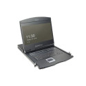 Digitus 19&quot; LCD KVM console, 8-port VGA, German keyboard