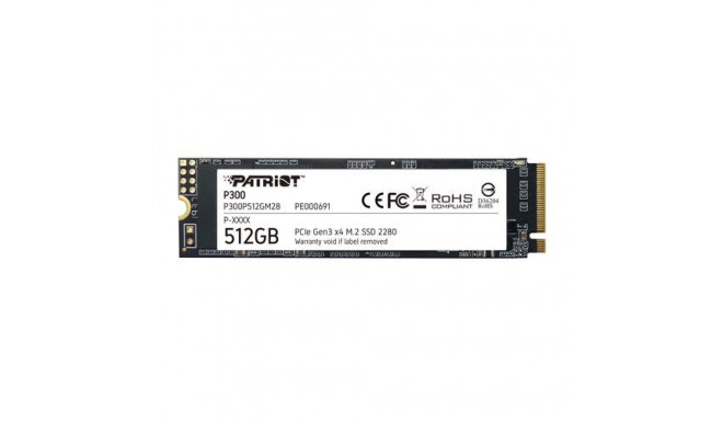 Patriot Memory P300P512GM28 internal solid state drive 512 GB M.2 PCI Express NVMe