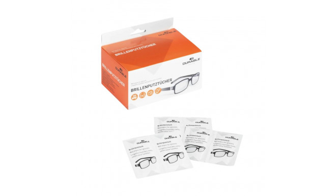 Puhastuslapid prillidele niisutatud DURABLE 100tk