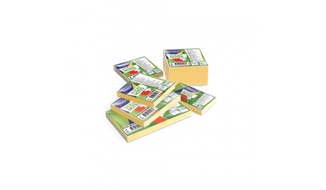 Note paper FORPUS 40x50мм  yellow, 3x100 sheets