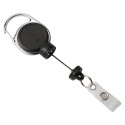 Retractable reel DURABLE EXTRA STRONG with snap button strap + keyring