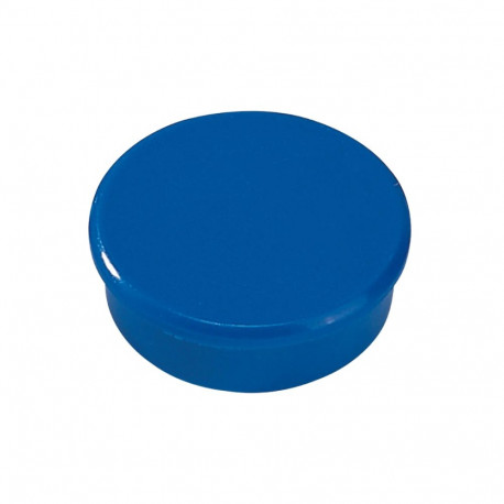 Magnet blue- 38 mm, holding power 25N, height 13,5 mm, 2 magnets per blister card