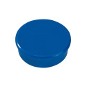 Magnet blue- 38 mm, holding power 25N, height 13,5 mm, 2 magnets per blister card