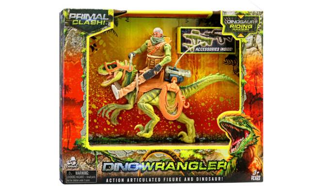 Primal Clash toy figurine set Dino Wrangler, assorted