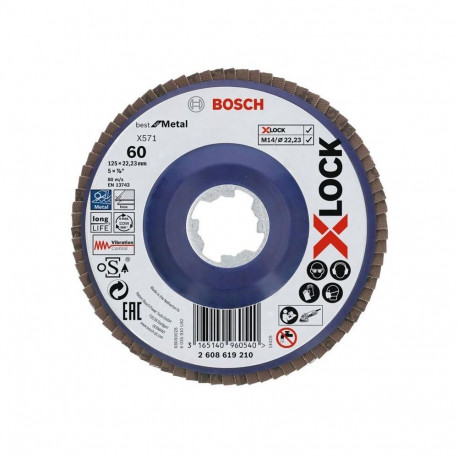 FLAP DISC 125MM 60 Bosch X-LOCK