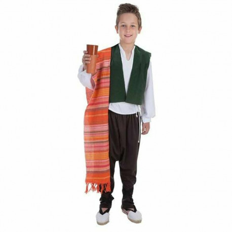 Costume for Children Bodeguero (4 Pieces) - 5-7 Years