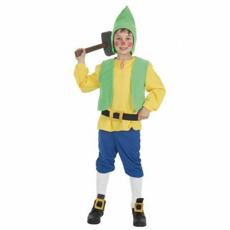 Costume for Children Gnome Yellow (2 Pieces) - 9-11 Years