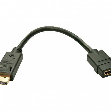 DisplayPort to HDMI Adapter LINDY 41005 Black 15 cm
