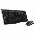 Klaviatuur ja Juhtmevaba Hiir Logitech 920-004513 Must Hispaaniakeelne Qwerty QWERTY