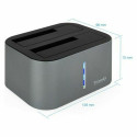 Dual Dock Station TooQ TQDS-805G 2.5"-3.5" HDD/SSD SATA USB 3.0