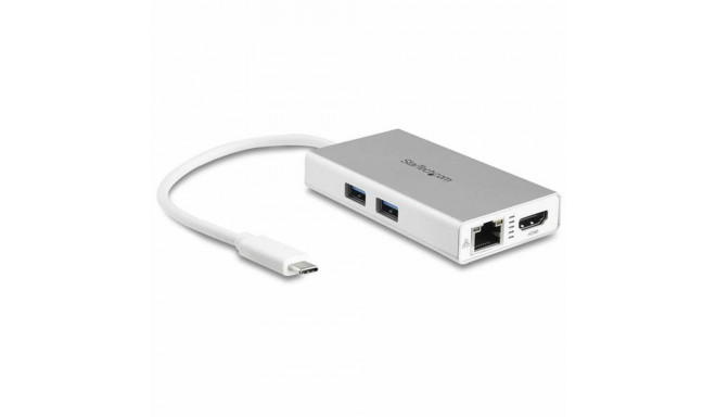 USB-jaotur Startech DKT30CHPDW Valge 60 W