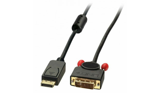 DisplayPort to DVI Adapter LINDY 41491 2 m Black
