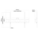 Televiisori Alus Neomounts LFD-W1640MP 75" 37" 35 kg