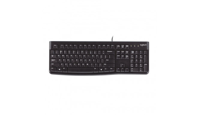 Klaviatuur Logitech K120 Must Hispaaniakeelne Qwerty Qwerty UK