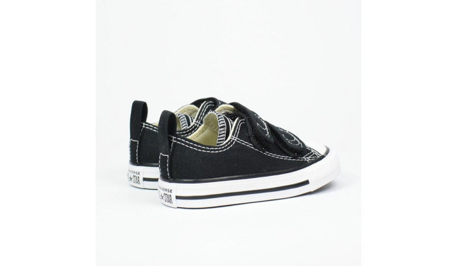 Children s Casual Trainers Converse Chuck Taylor All Star Black Velcro 21 Sneakers Photopoint.lv