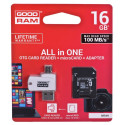USB-pulk GoodRam M1A4 All in One Valge Must Hall 16 GB