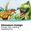 Täispuhutav lastebassein Bestway Dinosaurused 183 x 38 cm