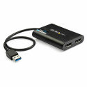 Кабель Displayport USB 3.0 Startech USB32DP24K60 Чёрный