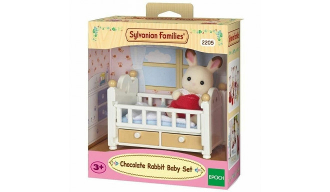 Tegevuskujud Sylvanian Families Baby Rabbit Chocolate Bed