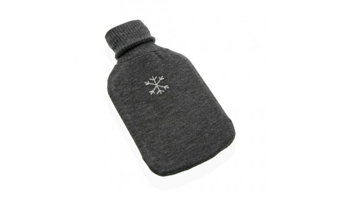 Hot Water Bottle Versa Grey Snowflakes