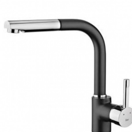 Mixer Tap Teka ARK938N Black Metal Stainless steel Steel