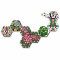 Mosaiik SES Creative Beedz Art - Hex tiles Botánica (FR)
