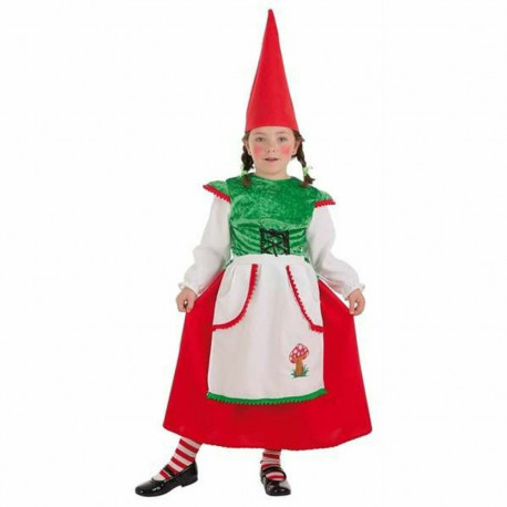 Costume for Children Gnome (4 Pieces) - 7-9 Years