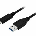 USB A - USB C Kaabel Startech USB315AC1M           Must