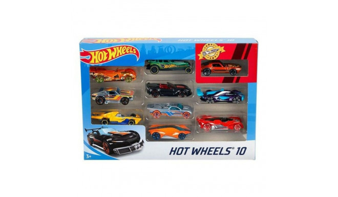 Sõidukite Mängukomplekt Hot Wheels Metall (10 Pcs)