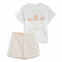 Children's Sports Outfit Adidas Trifolio White - 2-3 Years