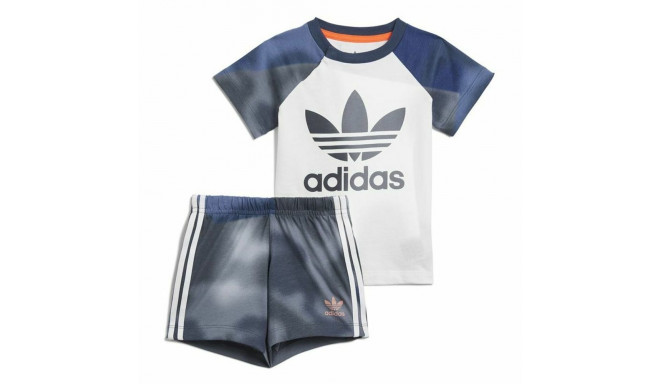 Children's Sports Outfit Adidas Camouflage Print  White - 9-12 Months