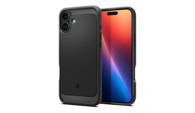 Spigen Rugged Armor MAG iPhone 16 6.1" Magsafe matte black ACS08214