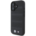 BMW BMHMP16S23PUSPK iPhone 16 6.1" black/black hardcase M Perforated And Stitched Line MagSafe