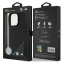 BMW BMHMP16L23PUPDK iPhone 16 Pro 6.3" black/black hardcase M Perforated Tricolor Line MagSafe