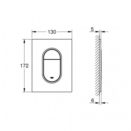 drenaažiplaat Grohe ARENA COSMOPOLITAN S 37624000